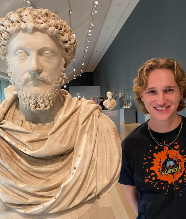 Me and Markus Aurelius, Chicago USA