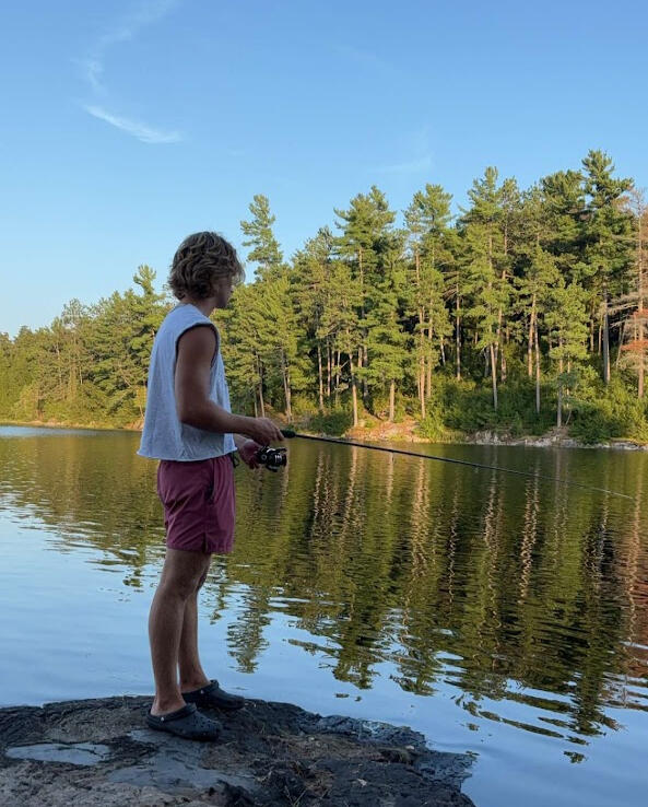 Fishing for Largemouth Bass, Killarney ON