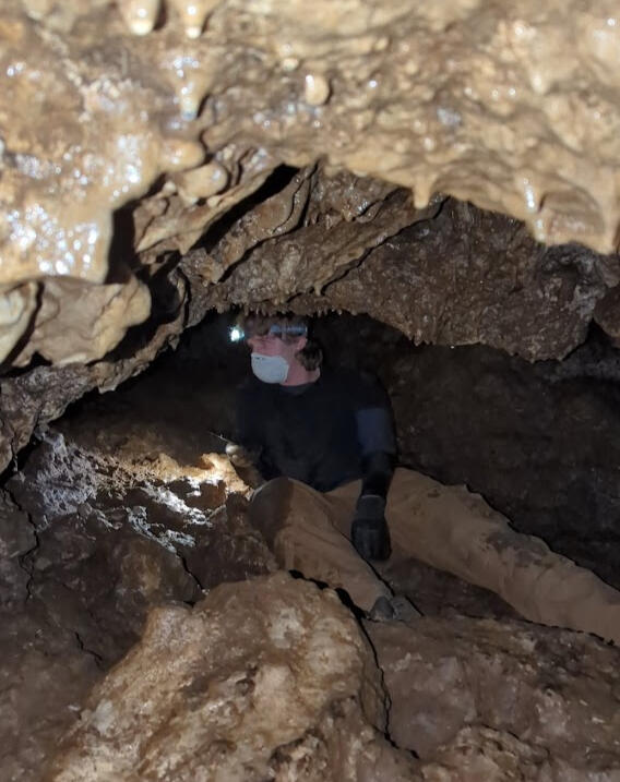 Spelunking in the Rockwood Caves, ON